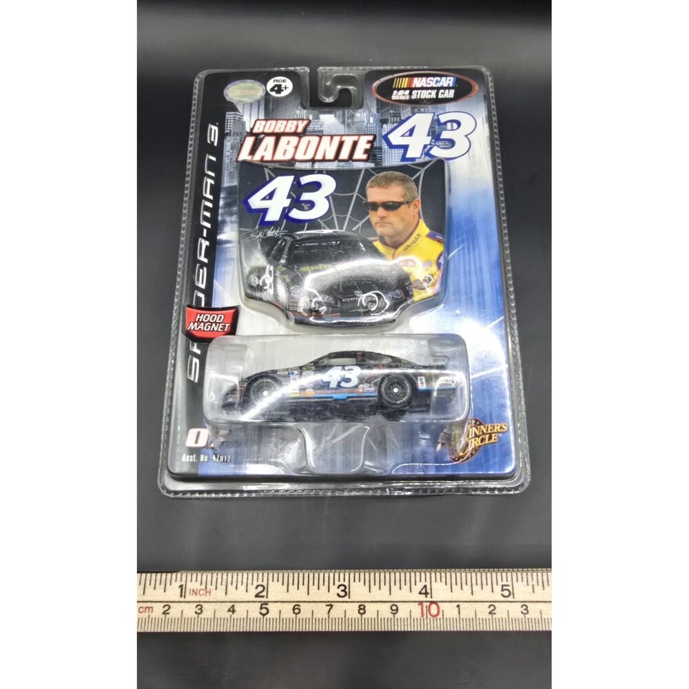 Winner's Circle Bobby Labonte #43 Spiderman 3 Movie Hood Richard Petty 1/64 - Picture 3 of 5